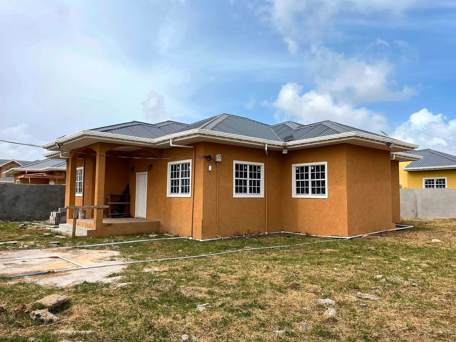Newly built single family home in the growing residential community of La Bonne Intention (LBI), East Coast Demerara.